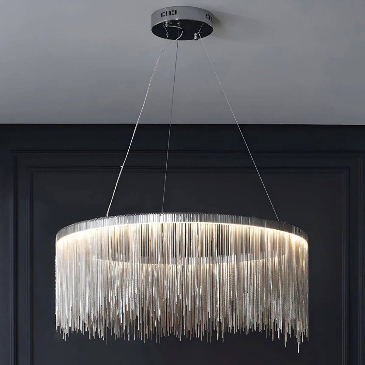 WOMO Fringe Round Chandelier-WM2062a - Image 31