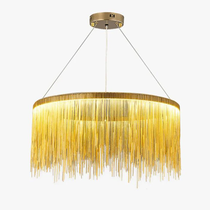 WOMO Fringe Round Chandelier-WM2062a - Image 42