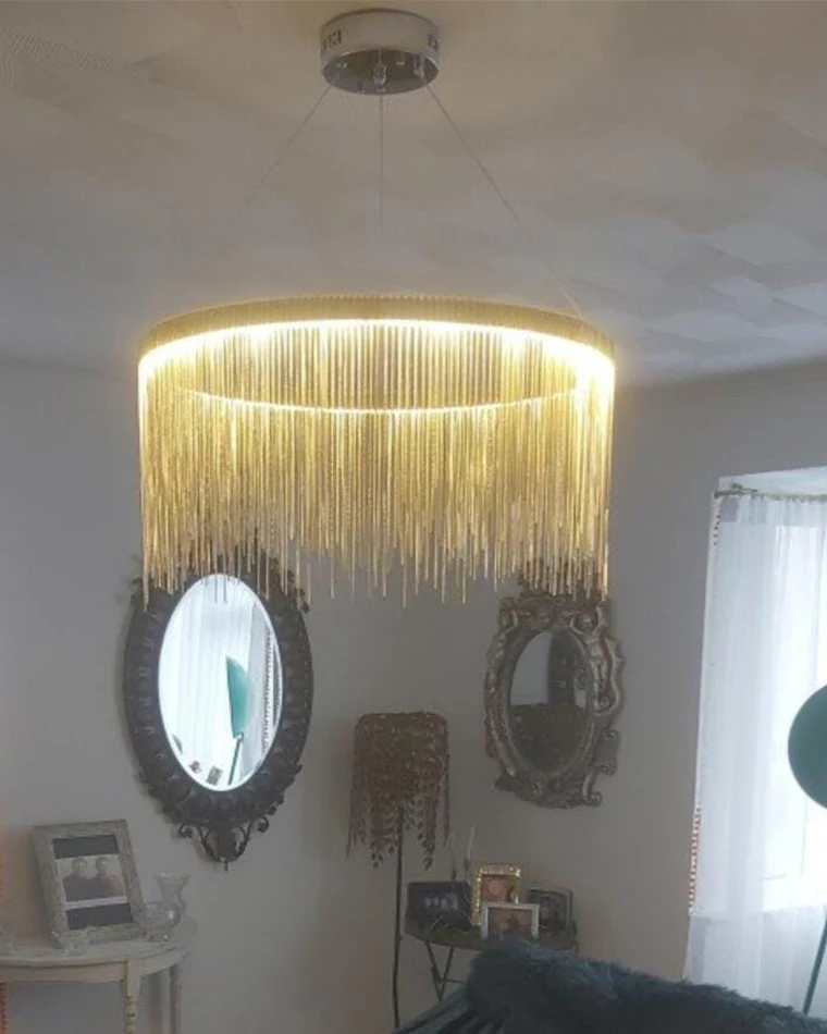 WOMO Fringe Round Chandelier-WM2062a - Image 5