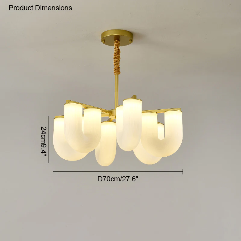 WOMO U-Shaped Chandelier-WM2131 - Image 30