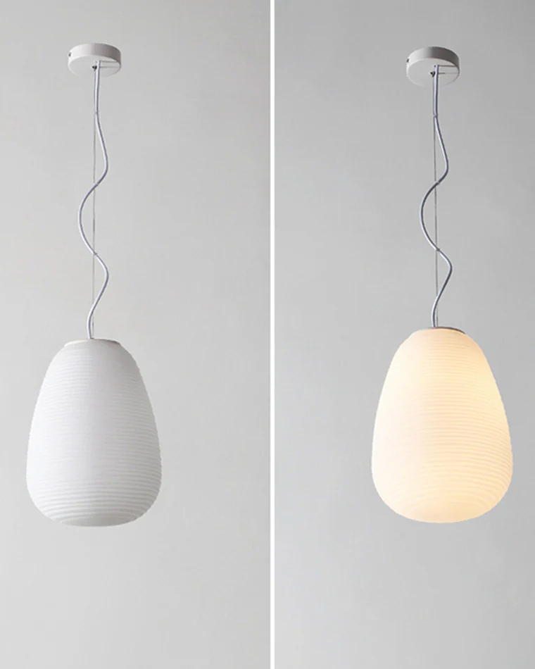 WOMO Lantern Blown Glass Pendant Light-WM2151 - Image 13
