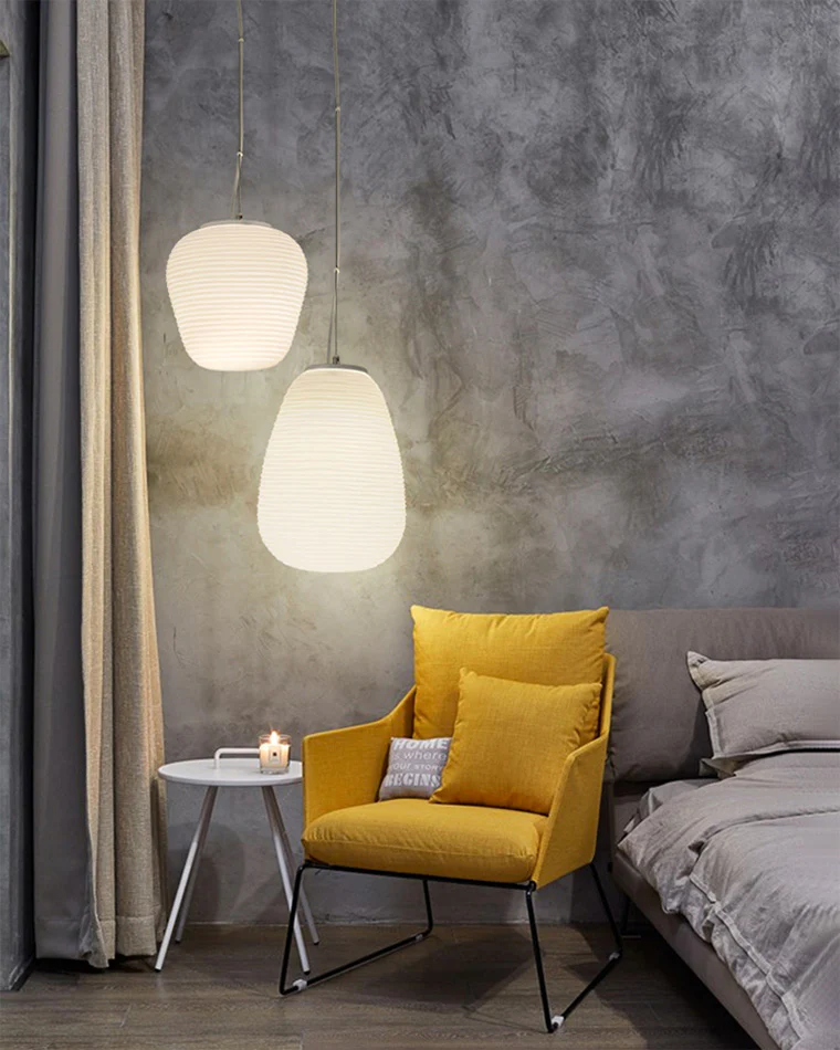 WOMO Lantern Blown Glass Pendant Light-WM2151 - Image 5
