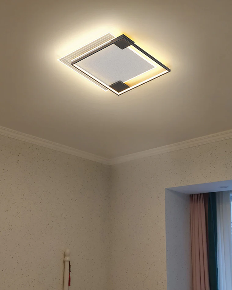 WOMO Low Profile Geometric Ceiling Light-WM1052 - Image 13