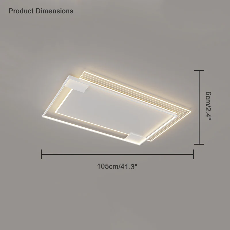 WOMO Low Profile Geometric Ceiling Light-WM1052 - Image 27