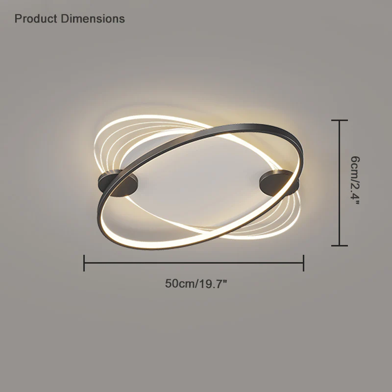WOMO Low Profile Geometric Ceiling Light-WM1052 - Image 35