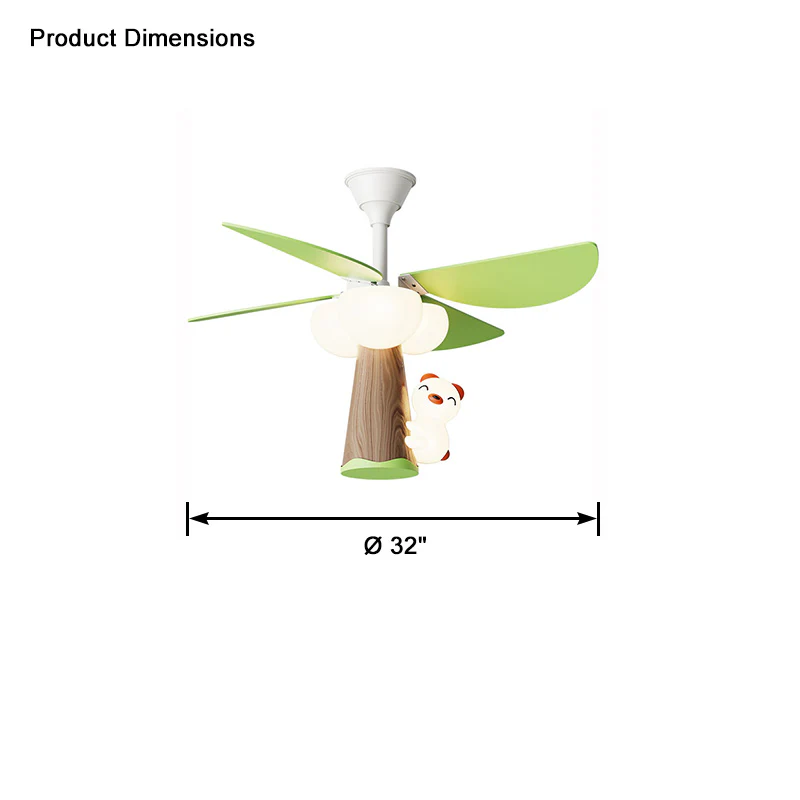 WMOM Children Ceiling Fan Lamp-WM5082 - Image 8