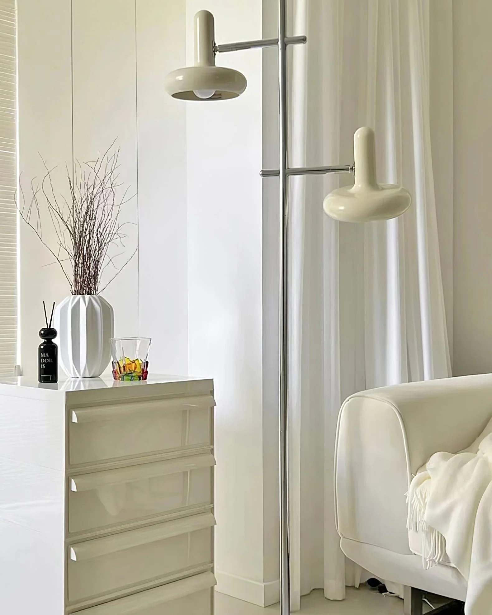 WOMO Adjustable 2 light Floor Lamp-WM7135 - Image 18
