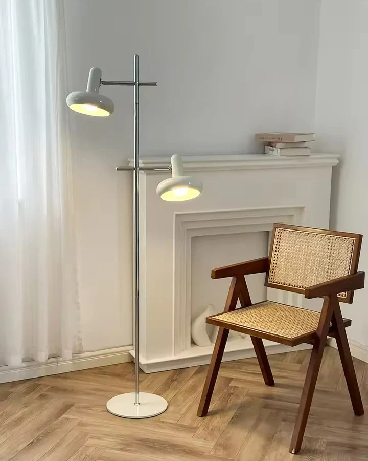 WOMO Adjustable 2 light Floor Lamp-WM7135 - Image 3