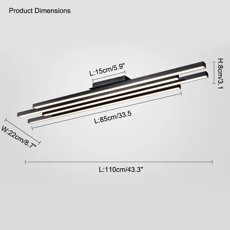 WOMO Wireless Linear Led Chandelier-WM2012 - Image 40
