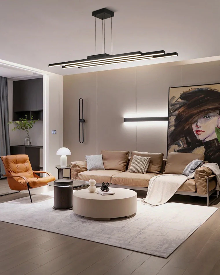 WOMO Wireless Linear Led Chandelier-WM2012 - Image 9