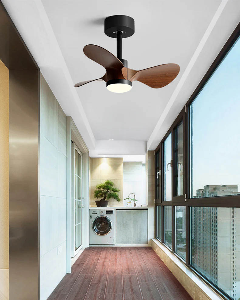 WOMO 24 inch Small Ceiling Fan Lamp- WM5172 - Image 2