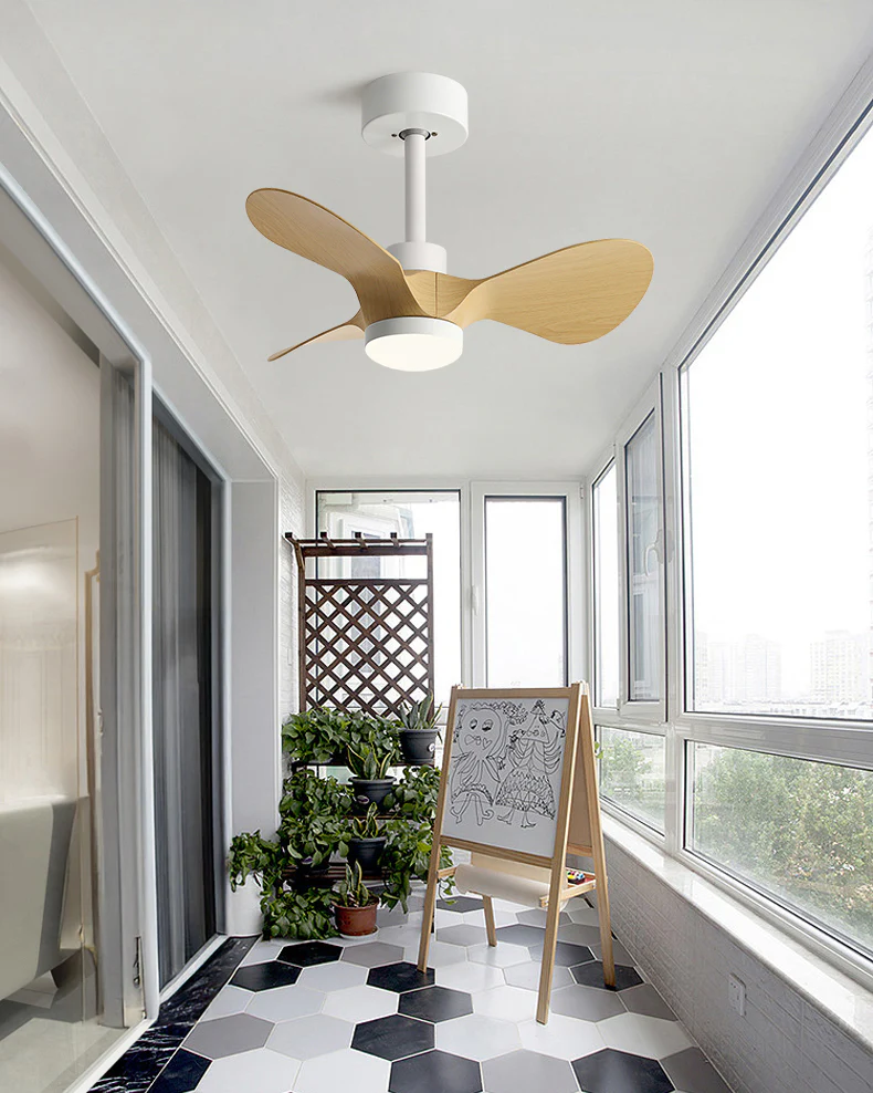 WOMO 24 inch Small Ceiling Fan Lamp- WM5172 - Image 9