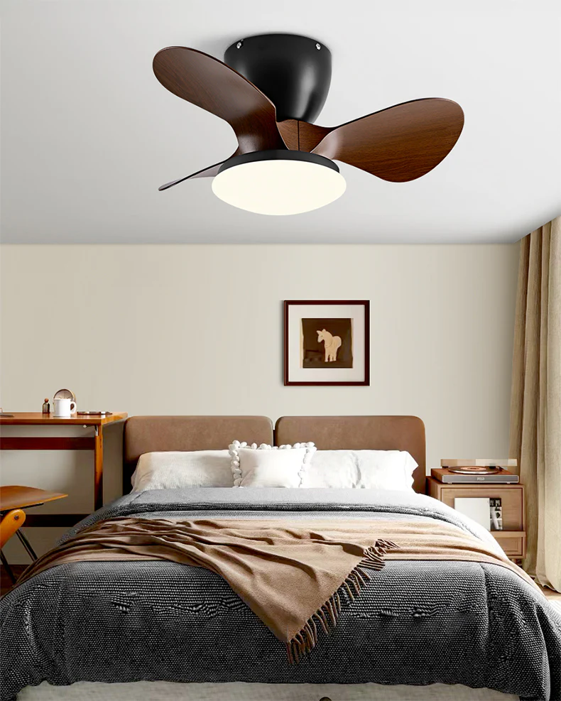 WOMO 24 Inch Small Low Profile Ceiling Fan Lamp - WM5159 - Image 11