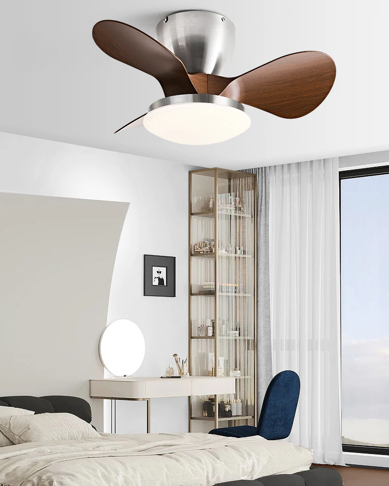 WOMO 24 Inch Small Low Profile Ceiling Fan Lamp - WM5159 - Image 3