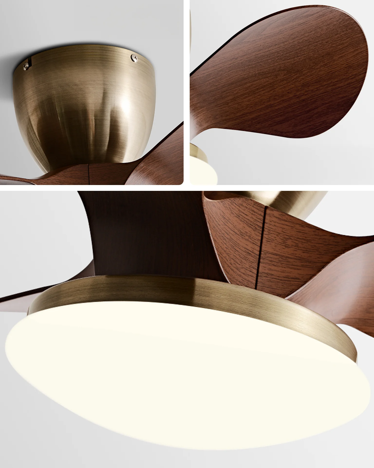 WOMO 24 Inch Small Low Profile Ceiling Fan Lamp - WM5159 - Image 8