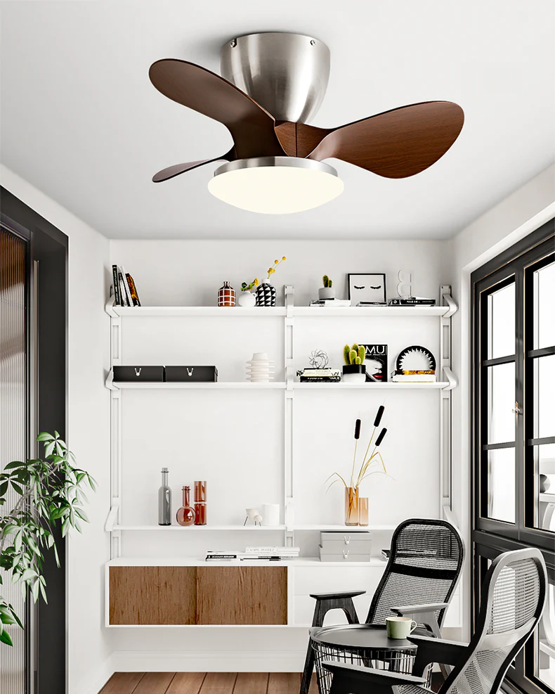 WOMO 24 Inch Small Low Profile Ceiling Fan Lamp - WM5159 - Image 9