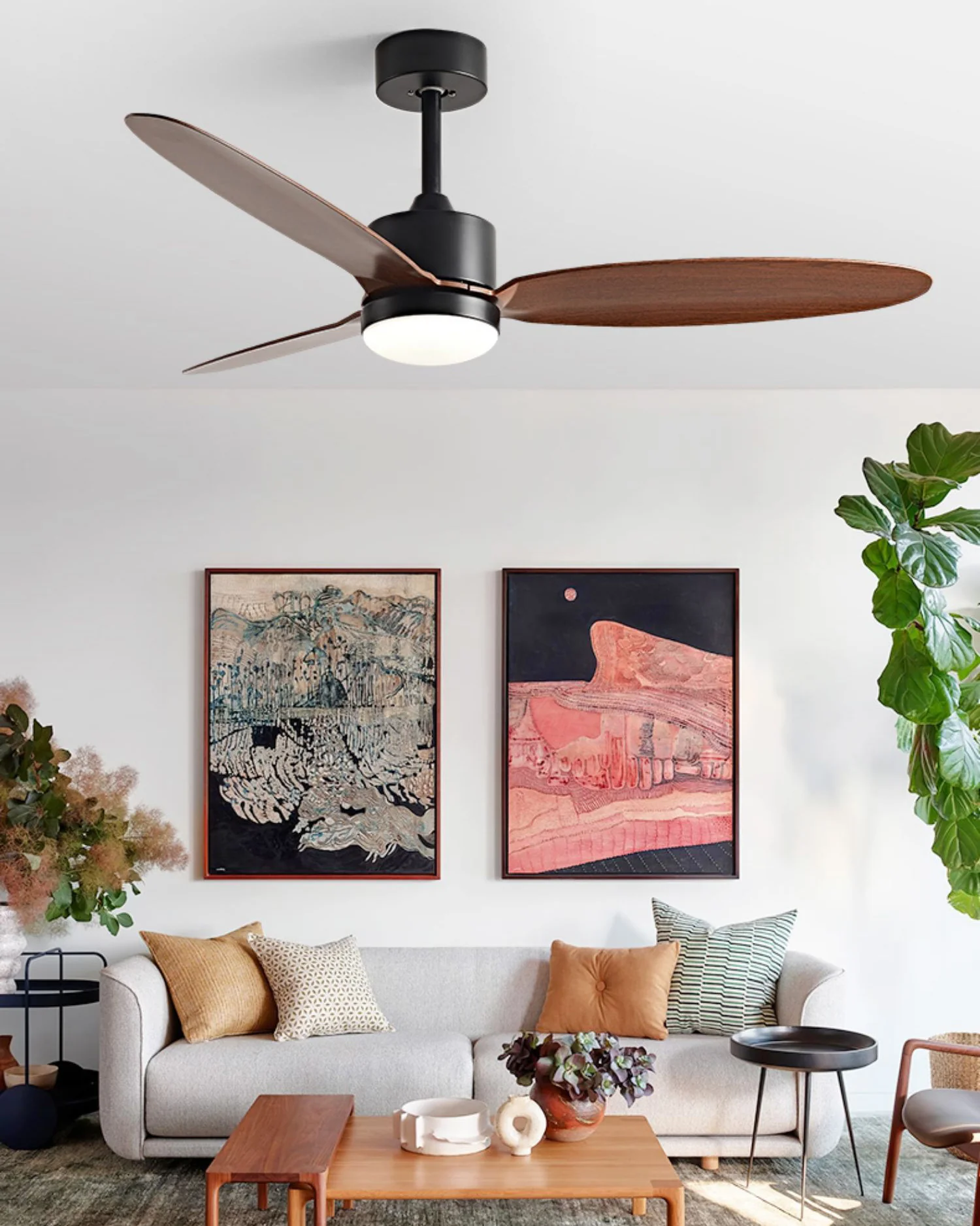 WOMO 3 Blade Ceiling Fan Lamp - WM5184 - Image 9