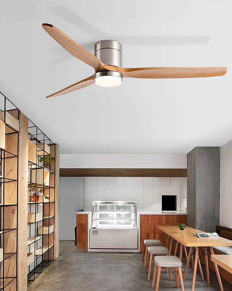 WOMO 3 Blade Low Profile Ceiling Fan Lamp - WM5193 - Image 10