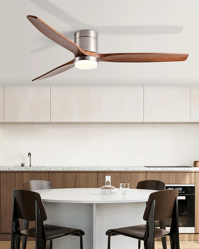 WOMO 3 Blade Low Profile Ceiling Fan Lamp - WM5193 - Image 2