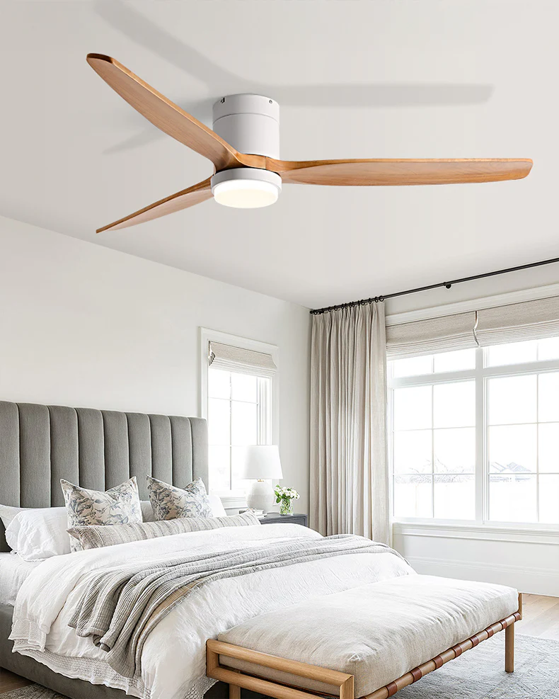 WOMO 3 Blade Low Profile Ceiling Fan Lamp - WM5193 - Image 5