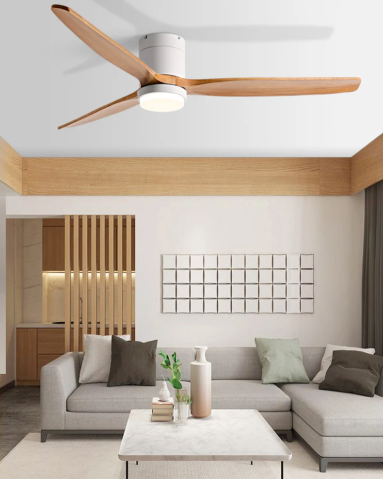 WOMO 3 Blade Low Profile Ceiling Fan Lamp - WM5193 - Image 8
