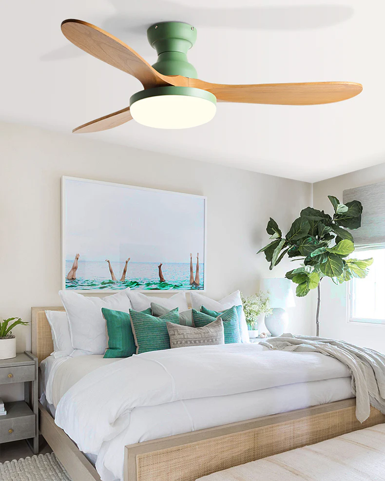 WOMO 3 Blade Low Profile Ceiling Fan Lamp - WM5230 - Image 12
