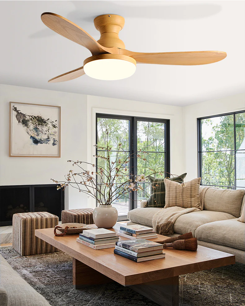 WOMO 3 Blade Low Profile Ceiling Fan Lamp - WM5230 - Image 13