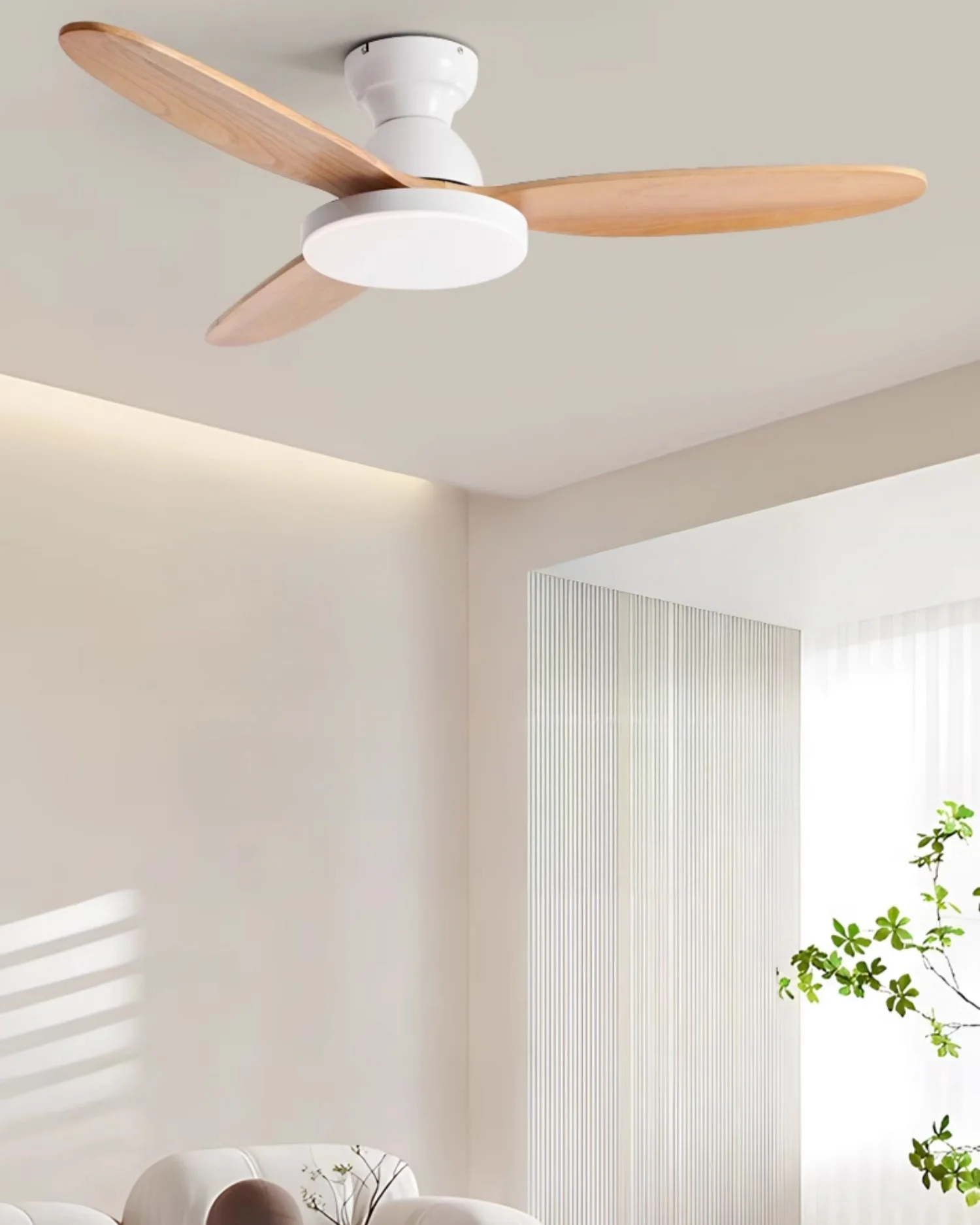 WOMO 3 Blade Low Profile Ceiling Fan Lamp - WM5230 - Image 8