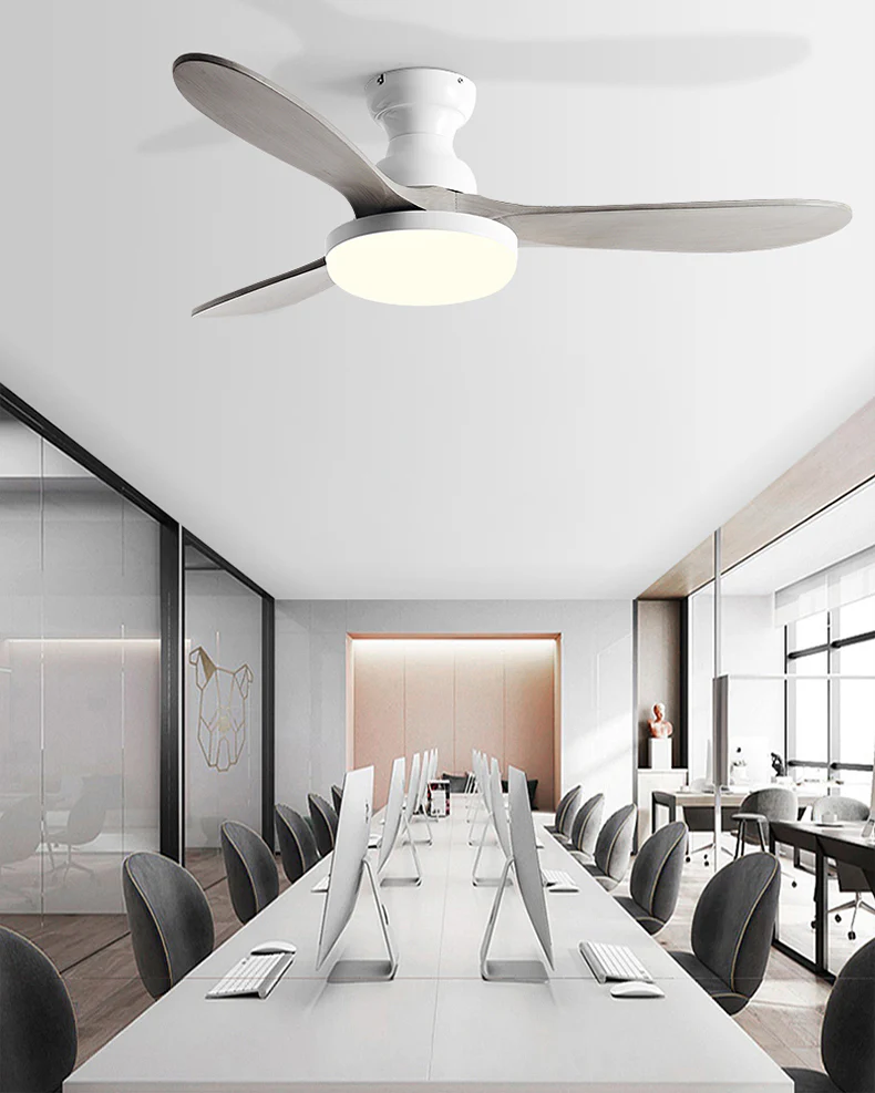 WOMO 3 Blade Low Profile Ceiling Fan Lamp - WM5230 - Image 9