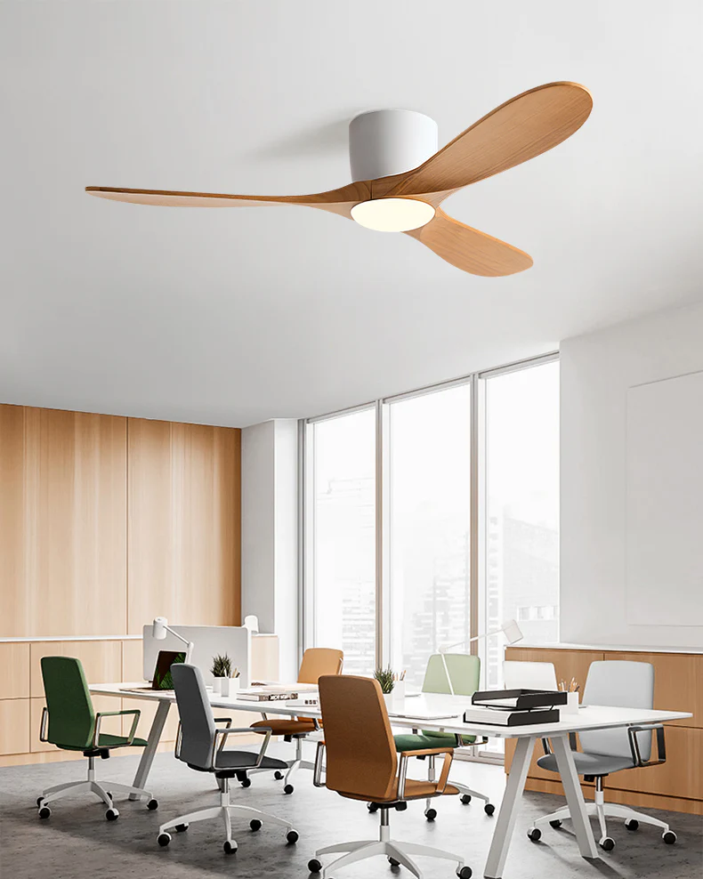 WOMO 3 Blade Low Profile Ceiling Fan Lamp - WM5253 - Image 7