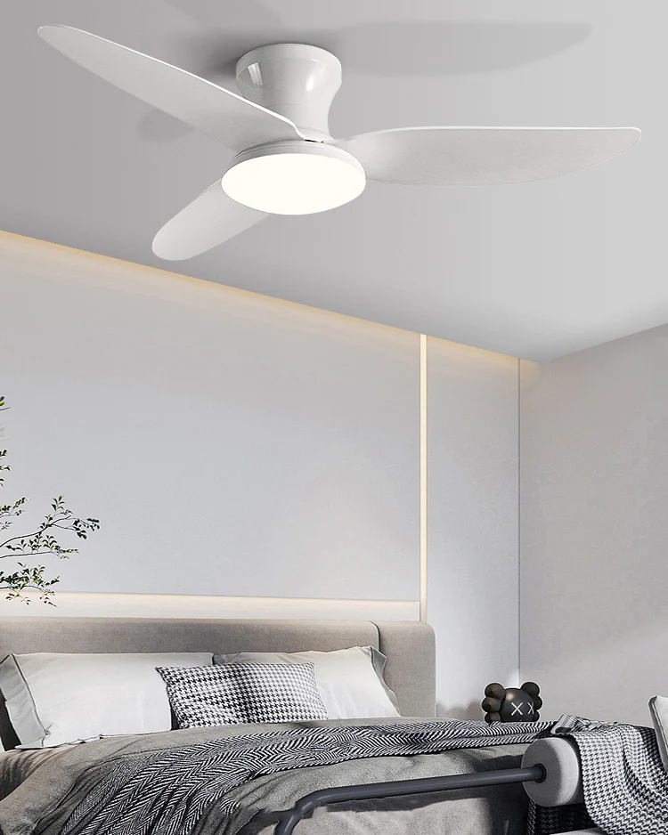 WOMO 3 Blade Low Profile Ceiling Fan Lamp - WM5261 - Image 6