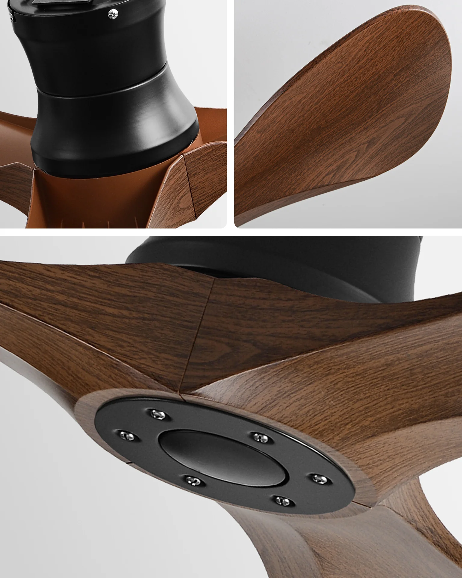 WOMO 3 Blade Low Profile Ceiling Fan - WM5151 - Image 10
