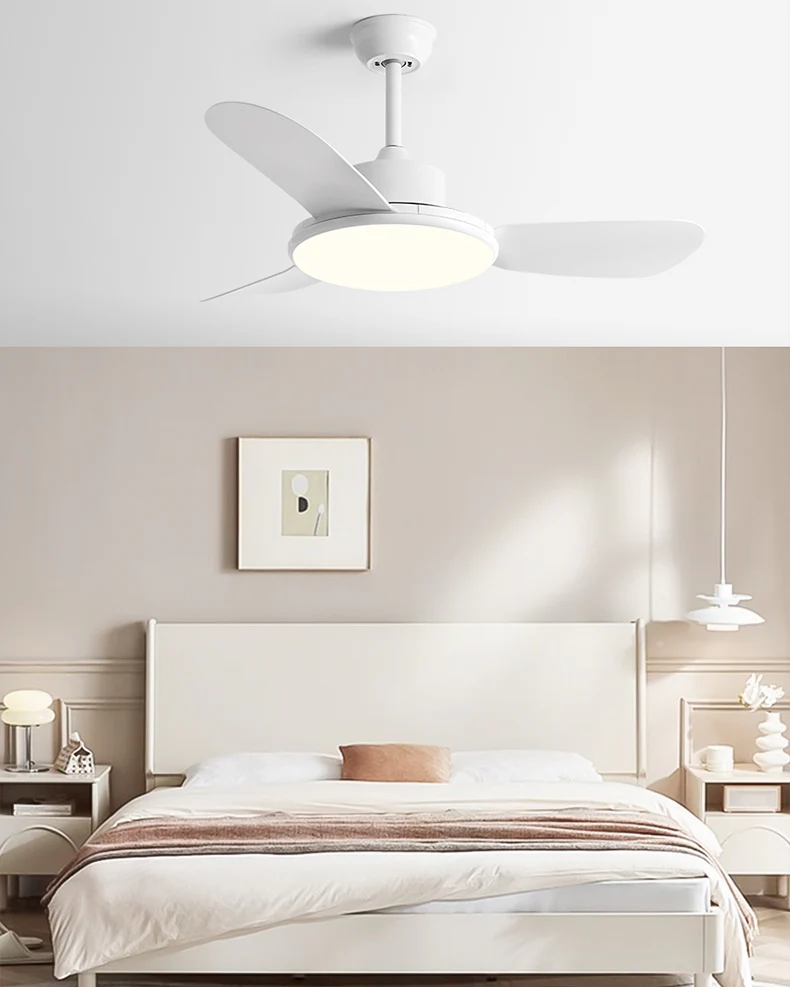 WOMO 3 Blade Modern Ceiling Fan Lamp-WM5227 - Image 6