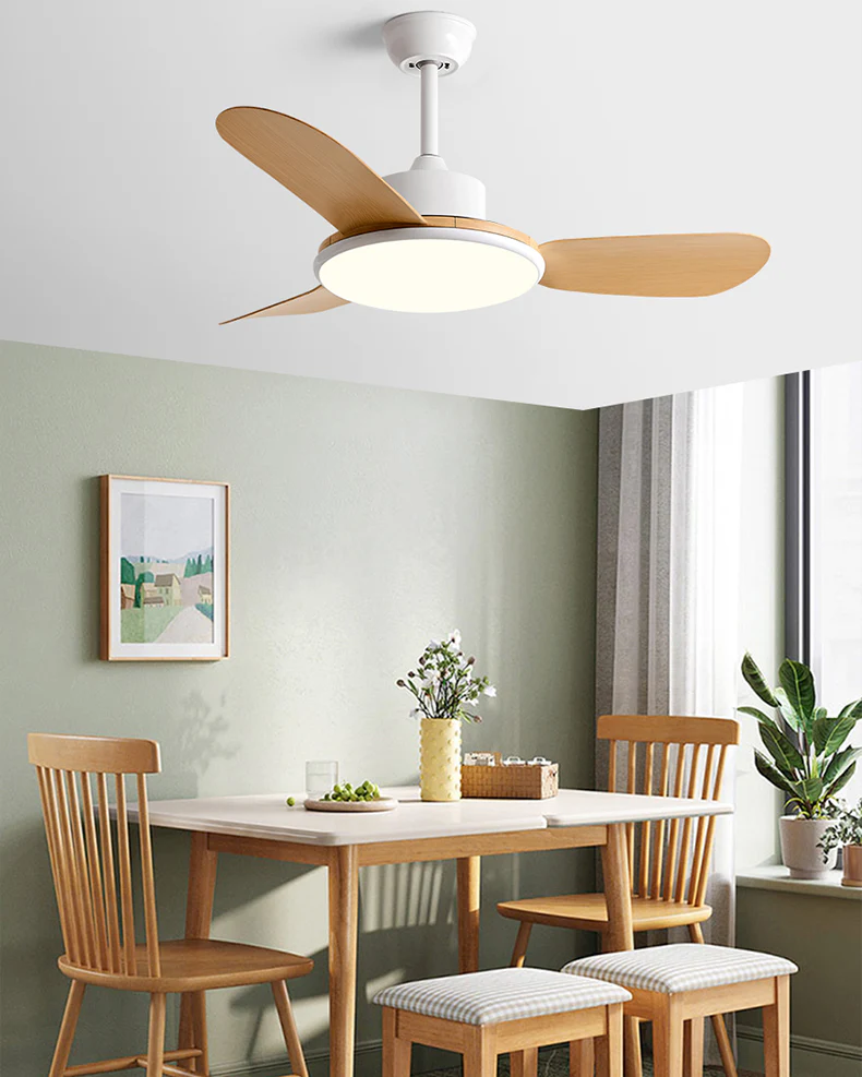 WOMO 3 Blade Modern Ceiling Fan Lamp-WM5227 - Image 7