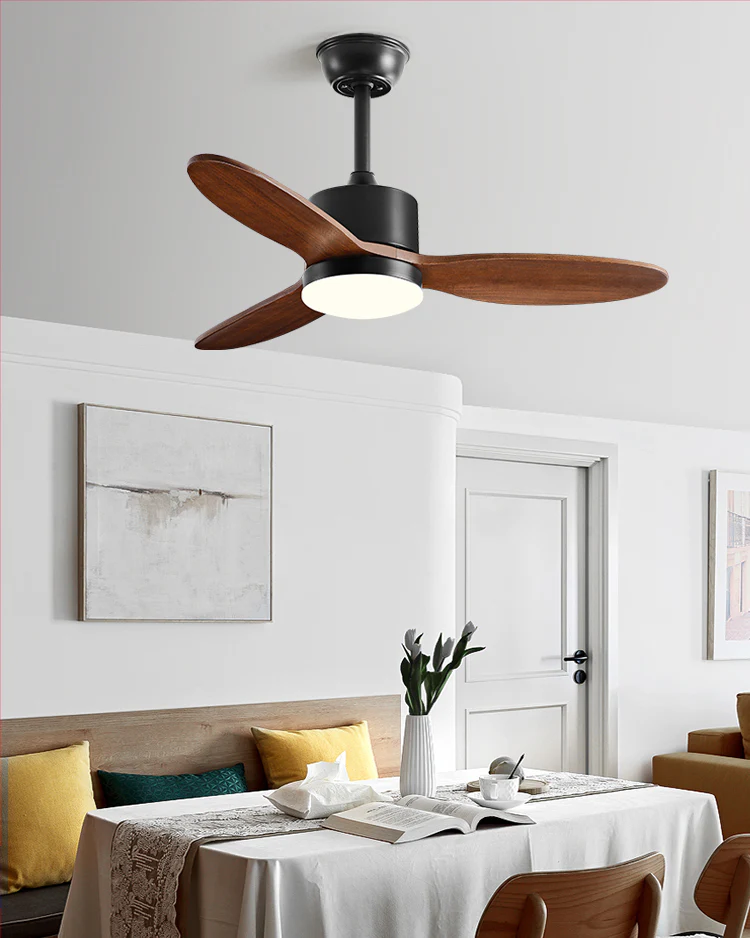 WOMO 3 Blade Modern Ceiling Fan Lamp - WM5234 - Image 3
