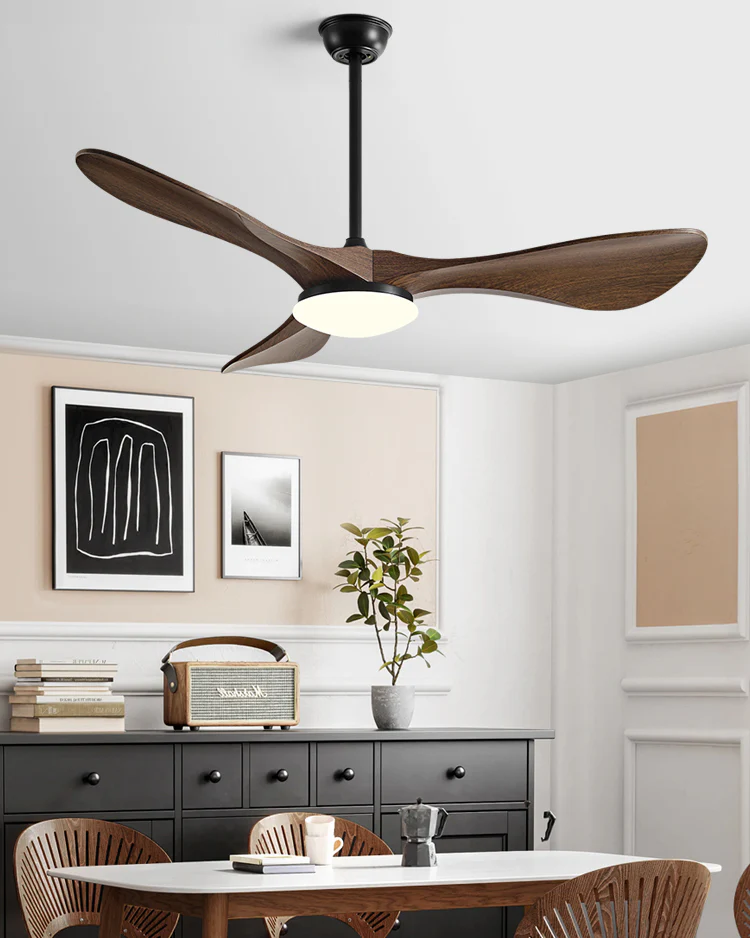 WOMO 3 Blade Modern Ceiling Fan Lamp - WM5249 - Image 6