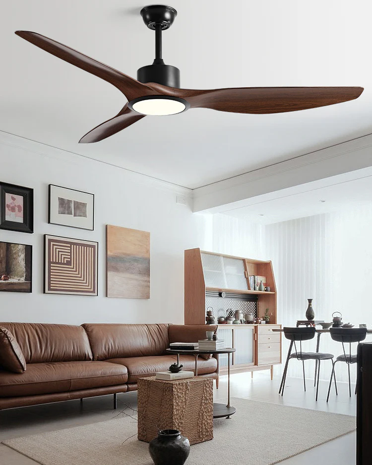 WOMO 3 Blade Modern Ceiling Fan Lamp - WM5262 - Image 2