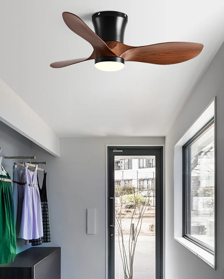 WOMO 3 Blade Small Ceiling Fan Lamp-WM5218 - Image 5