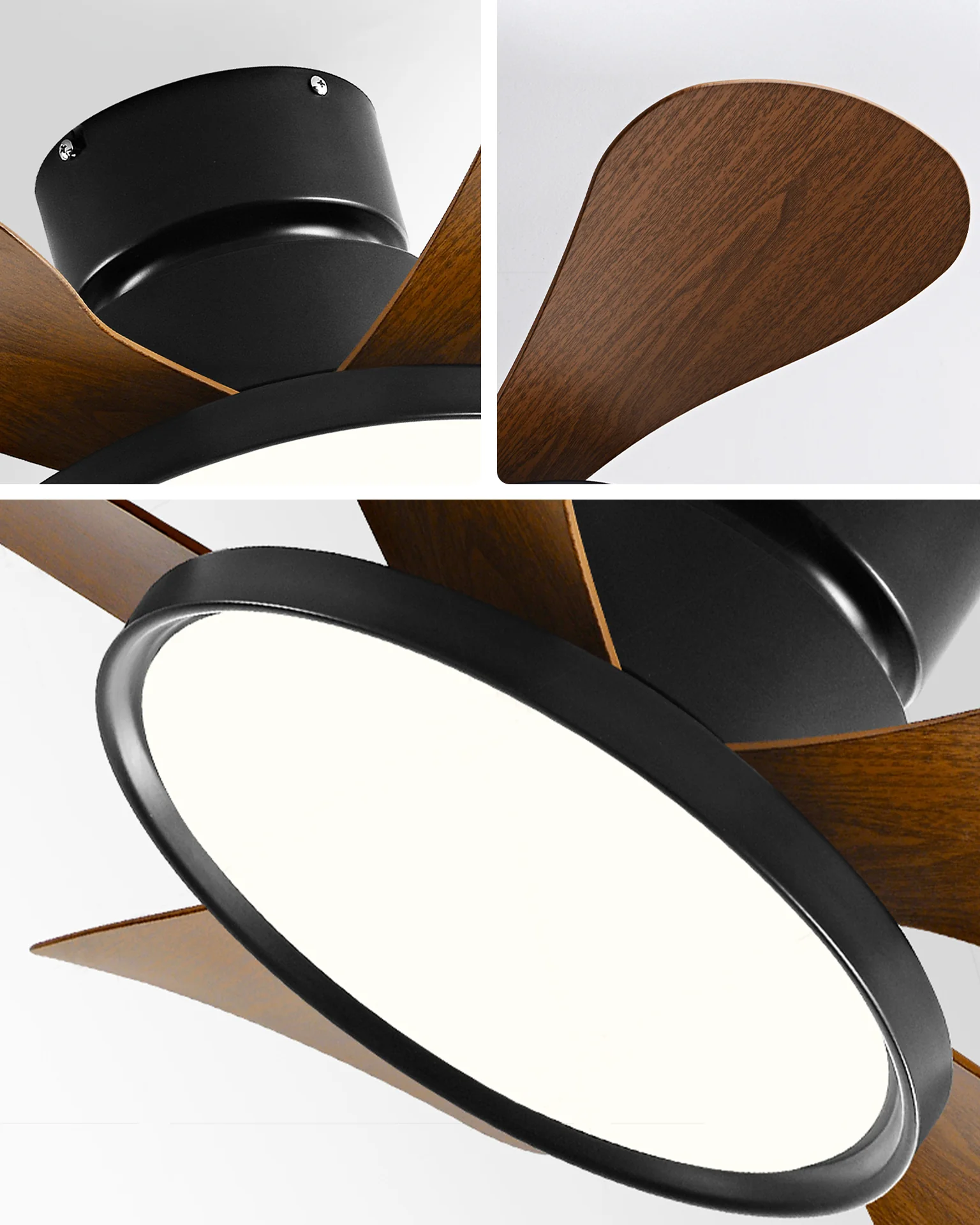 WOMO 30 Inch Low Profile Ceiling Fan Lamp - WM5196 - Image 10