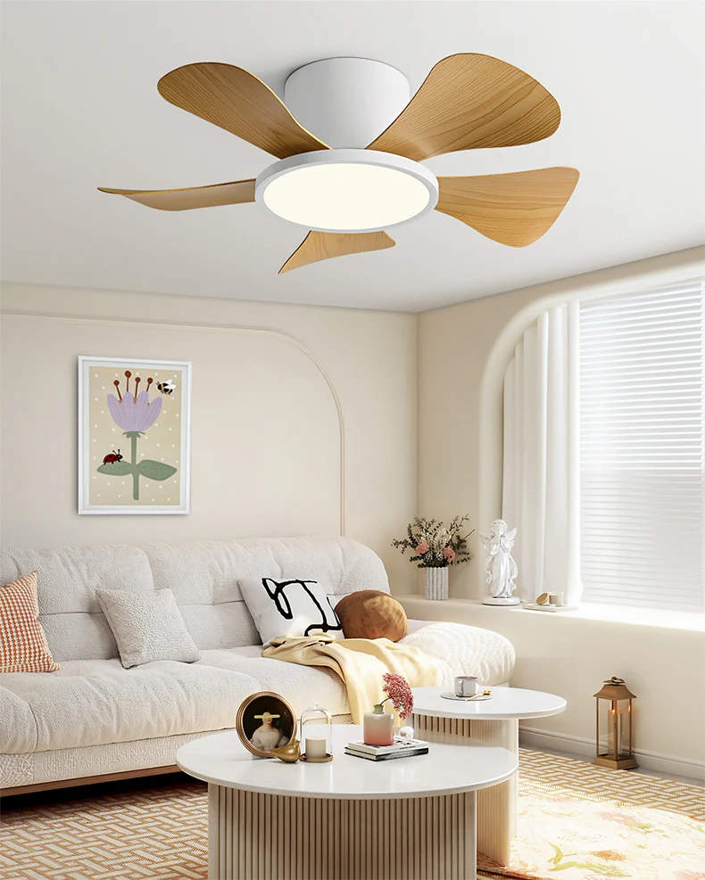 WOMO 30 Inch Low Profile Ceiling Fan Lamp-WM5205 - Image 15