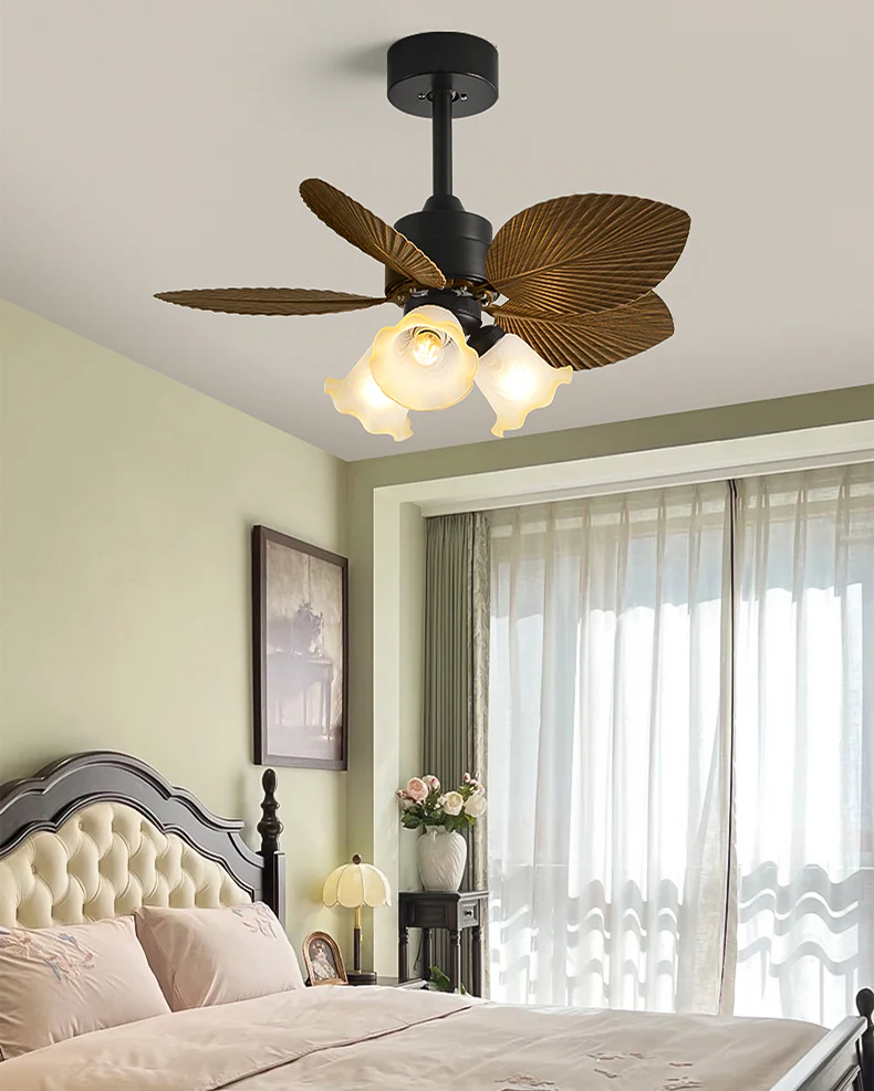WOMO 32 Inch Flower Ceiling Fan Lamp - WM5282a - Image 6