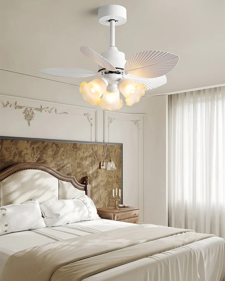 WOMO 32 Inch Flower Ceiling Fan Lamp - WM5282a - Image 7