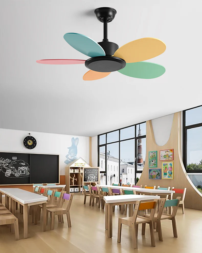 WOMO 36 Inch Children Wood Ceiling Fan - WM5152 - Image 12