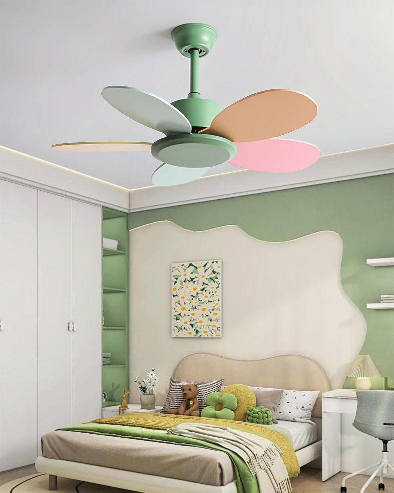 WOMO 36 Inch Children Wood Ceiling Fan - WM5152 - Image 5