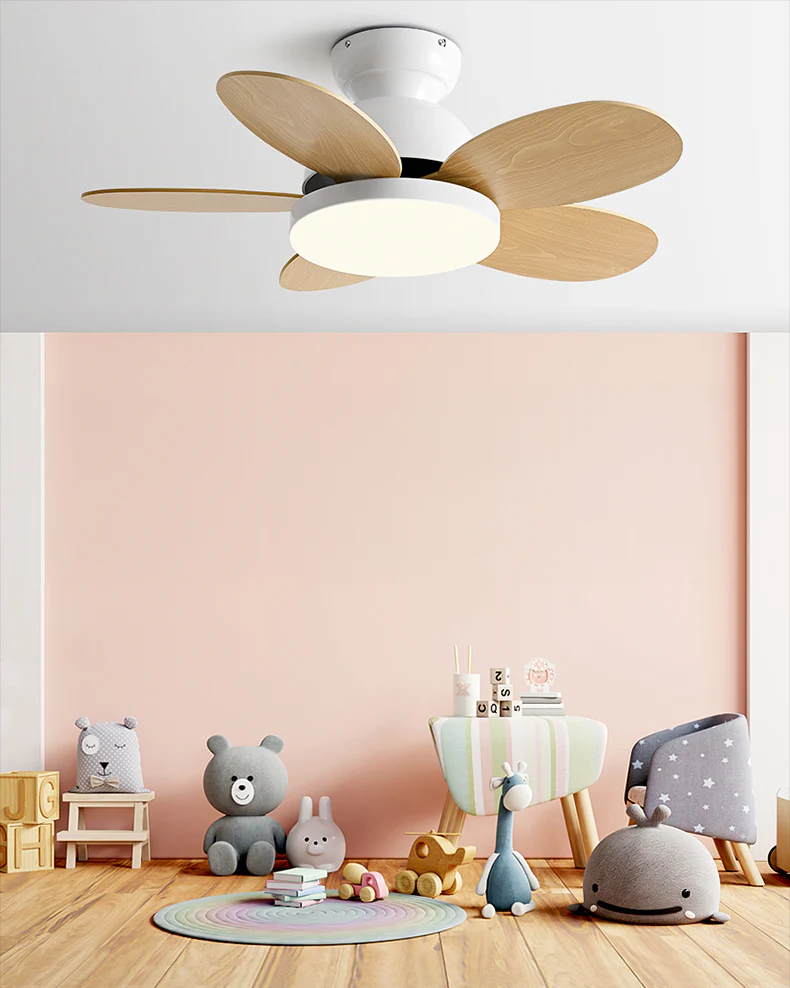 WOMO 36 Inch Children Low Profile Ceiling Fan Lamp-WM5225 - Image 8