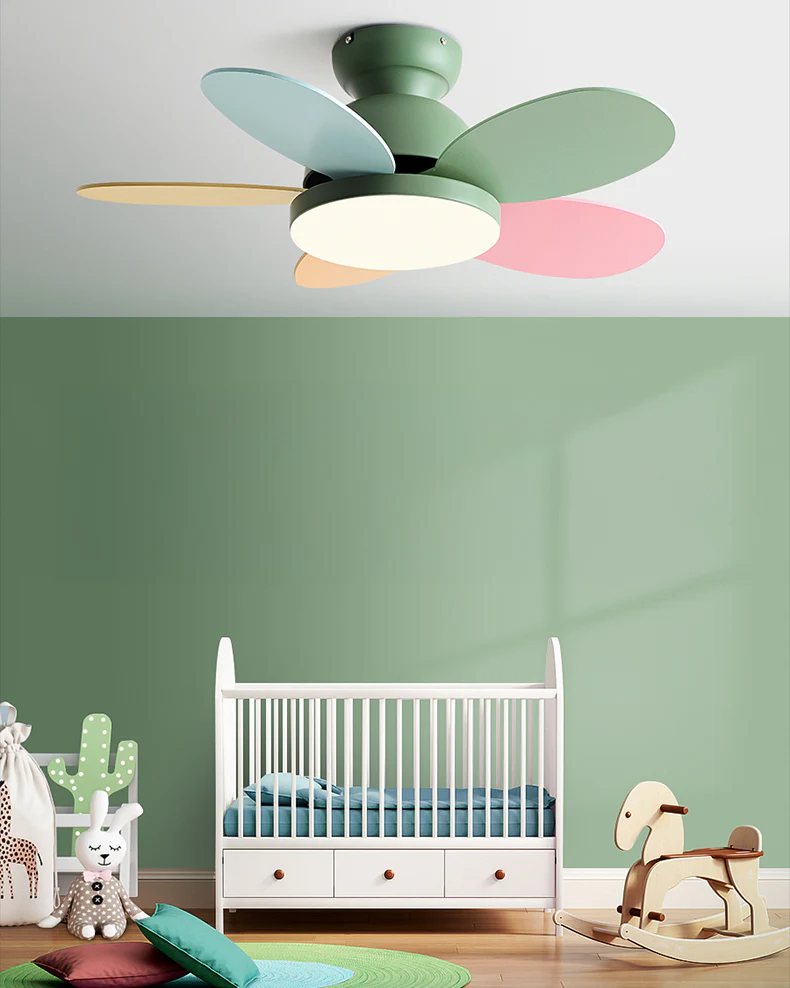 WOMO Children Low Profile Ceiling Fan Lamp - WM5157 - Image 2