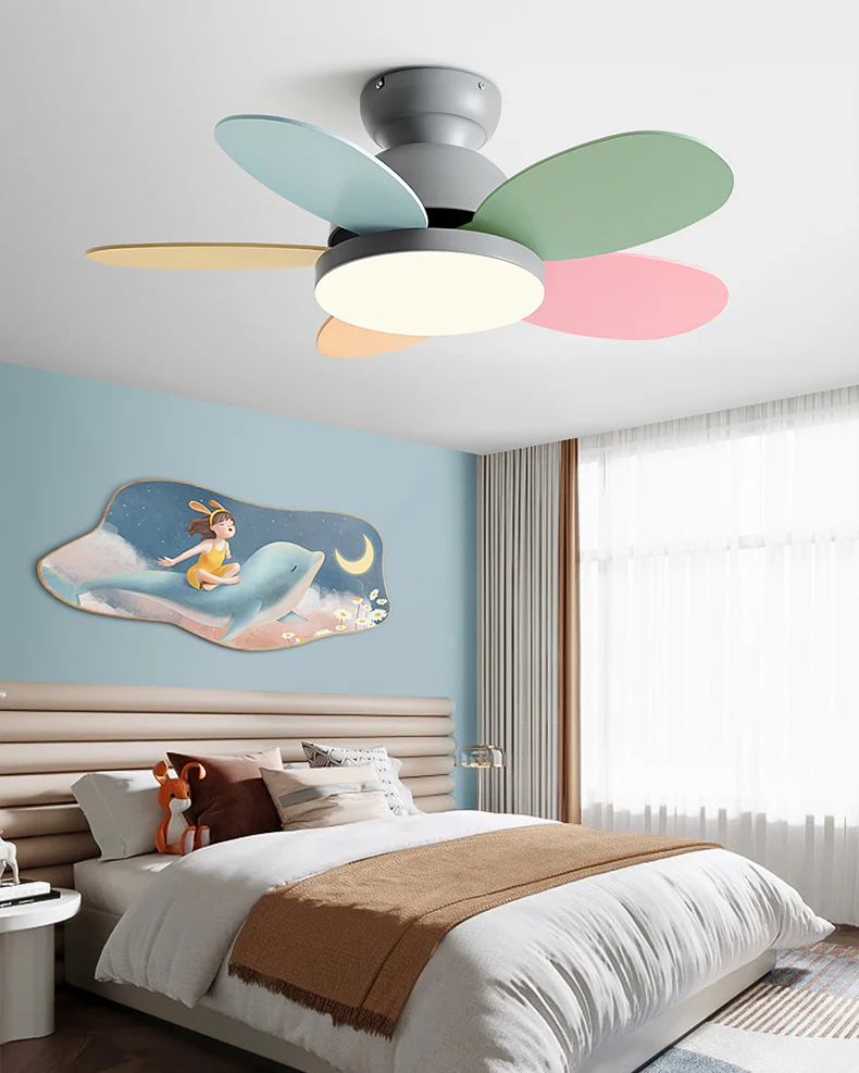 WOMO Children Low Profile Ceiling Fan Lamp - WM5157 - Image 9