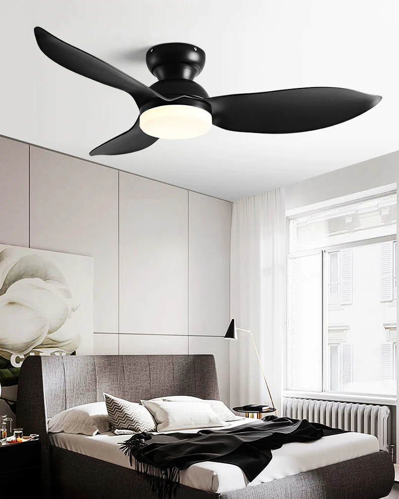 WOMO 38 Inch Low Profile Ceiling Fan Lamp-WM5219 - Image 3
