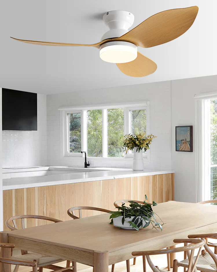 WOMO 38 Inch Low Profile Ceiling Fan Lamp-WM5219 - Image 6