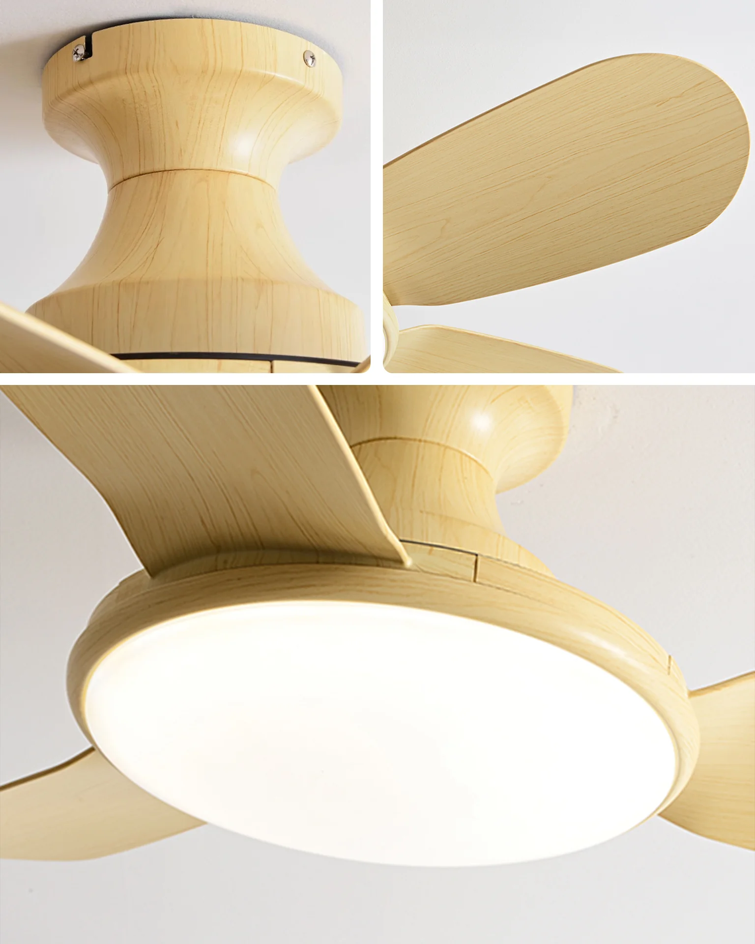 WOMO 42 Inch Low Profile Ceiling Fan Lamp-WM5201 - Image 10